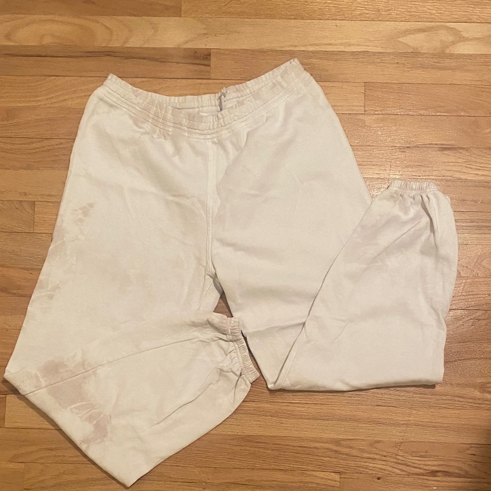 PacSun light tie-dye White Sweatpants